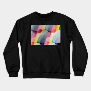 Kaleidoscopic rainbows and clouds Crewneck Sweatshirt